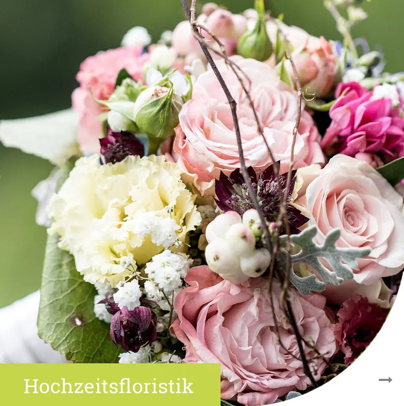 Hochzeitsfloristik
